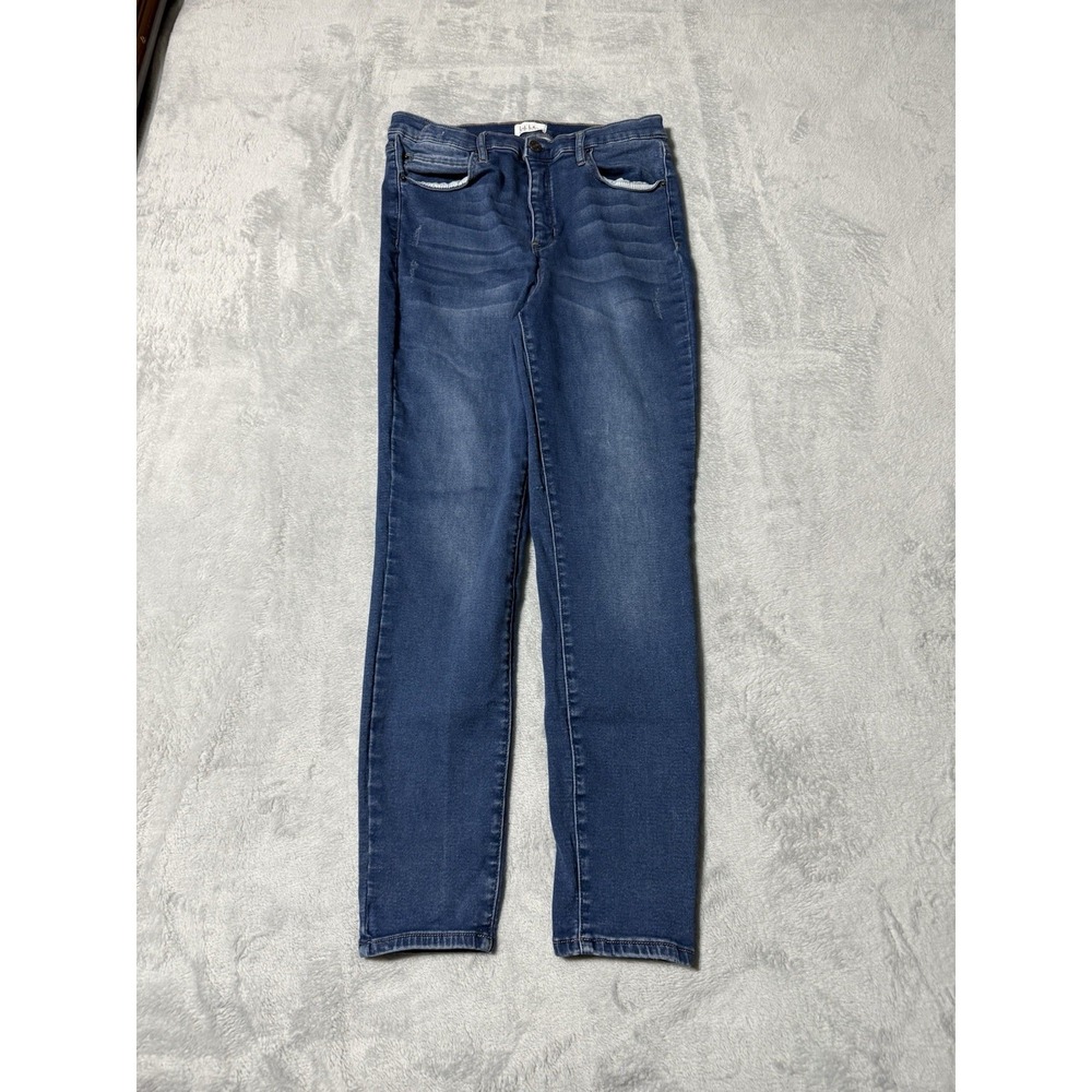 Nicole‎ Miller Jeans Womens 14 Blue SOHO High Rise Skinny Medium Wash 27x27